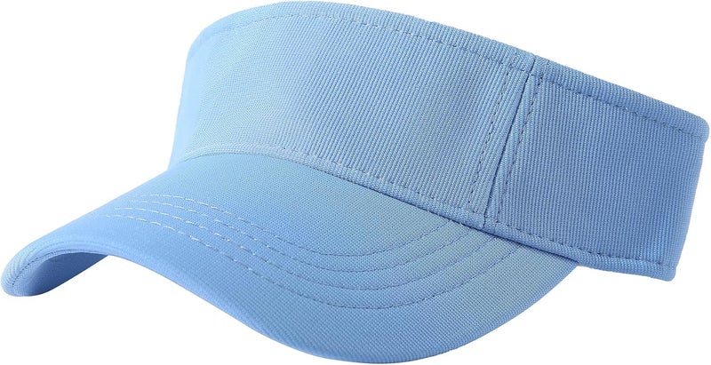 Jastore Kids Girls Boys Packable Hat Sun Visor Hats Cotton Sports Summer Golf Visor Hat - Image 2